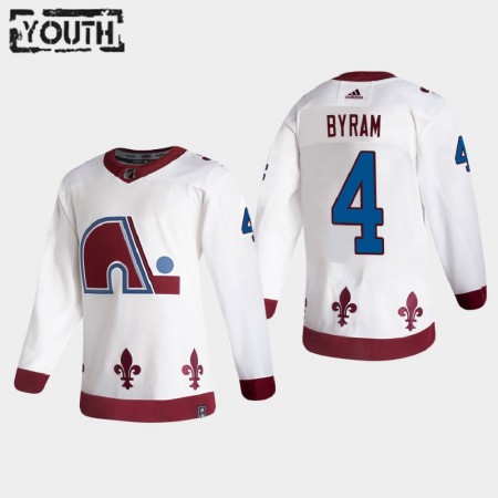 Dětské Hokejový Dres Colorado Avalanche Dresy Bowen Byram 4 2020-21 Reverse Retro Authentic